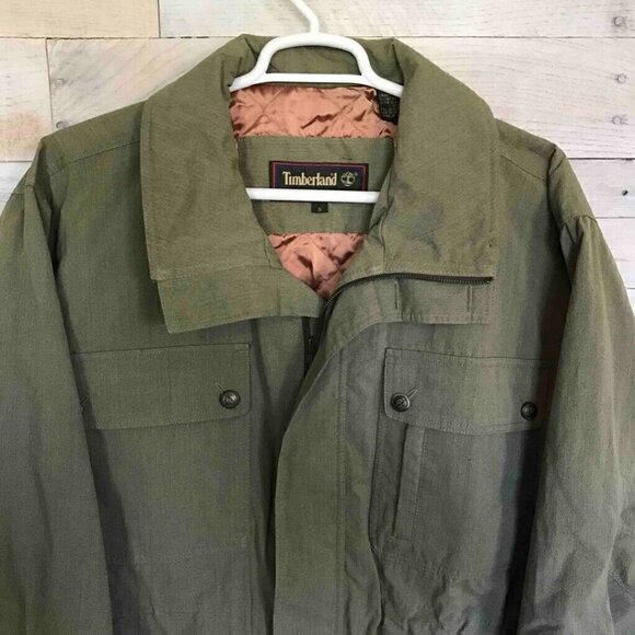 Timberland Weathergear Field Jacket Green Small - Picture 2 of 8